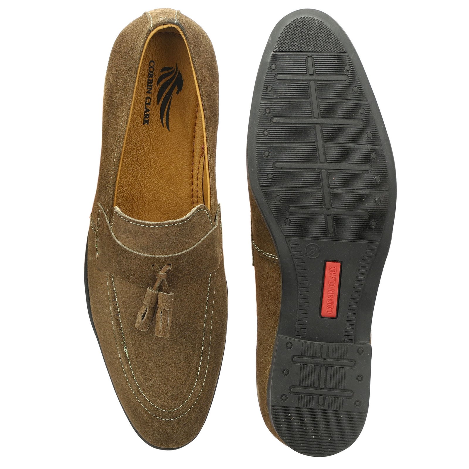 Suede Leather Slip on Loafer with Tassels – Corbin Clark